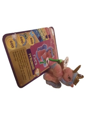 Filly Unicorn Prinzessin Flora Figur mit Karte Einhorn Rosa Sammelfigur