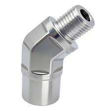 Forged 36l Stainless Steel Pipe Fitting 45 Degree 18 Mnpt X 18 Fnpt 1