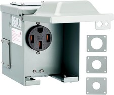 50 Amp 125/250 Volt RV/EV Power Outlet Box NEMA 14-50R
