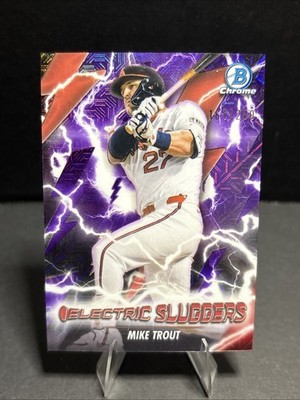 2026 Bowman Chrome Electric Sluggers Mike Trout Purple Refractor #ES-25  /250