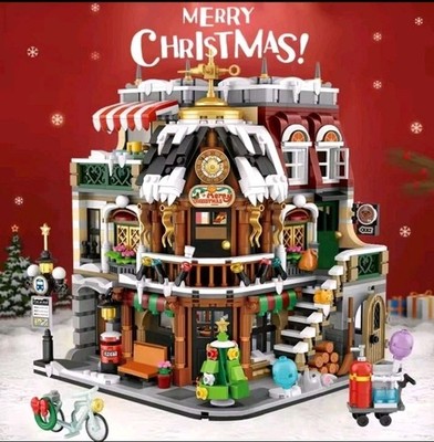 2506 Teile Kreative Weihnachten Café Bausteine Modellbausets Geschenk