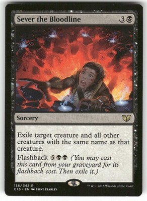 Sever the Bloodline 136 Rare Commander 2015 Magic: The Gathering Near Mint