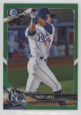 2018 Bowman Chrome Prospects Green Refractor 42/99 Nicholas Lopez Nicky 0c6