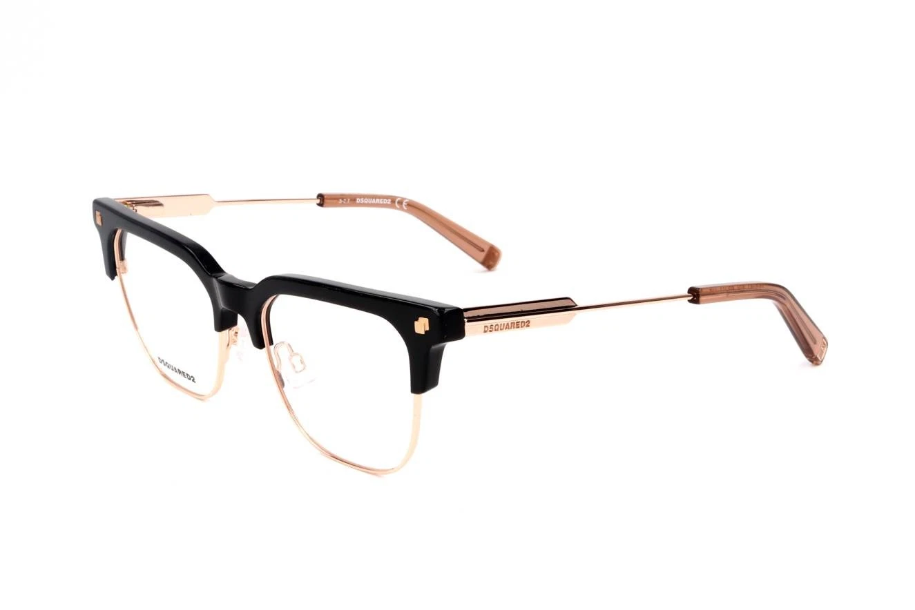 Occhiali da Vista Dsquared2 DQ5243 001 BLACK 49 17 145 Unisex