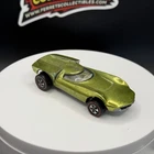 Vintage Hot Wheels Redline Turbofire Olive  - Excellent Condition!
