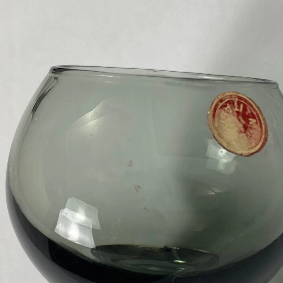 Gafas cordiales de colección MCM italianas gris ahumado | Attr. a Empoli | Juego de 5 Foto 3 de 4