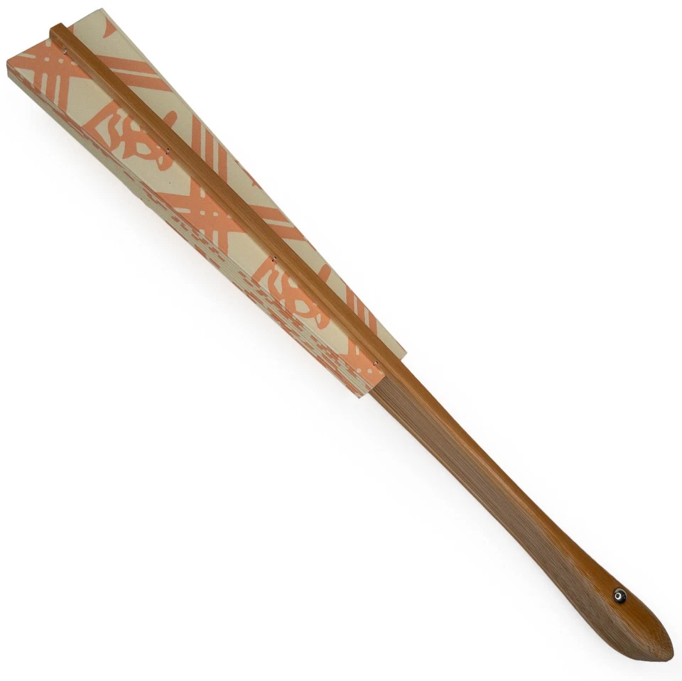 Ventilador de baile plegable japonés Maiogi de colección sin usar en caja de almacenamiento original Foto 4 de 4