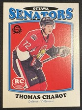 2016-17 THOMAS CHABOT OPC O-PEE-CHEE RC Rookies Retro Blank Back SSP