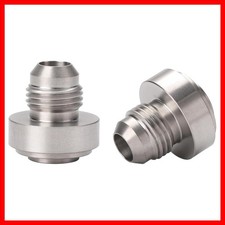 Stainless Steel 6AN Male Weld Bung Fitting Adapter for High Pressure Plumbing