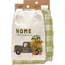 Plant Farm Primitives By Kathy Dish Towel Set Of 2 ~ Free shipping