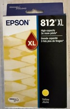 Epson 812 XL Ink Cartridge Yellow
