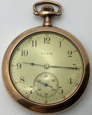 1912 Elgin Grade 303 12s Model 3 7J Gold Filled Pocket Watch