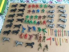 Huge Lot Of Vintage Knights Horses Lido Marx Timpo