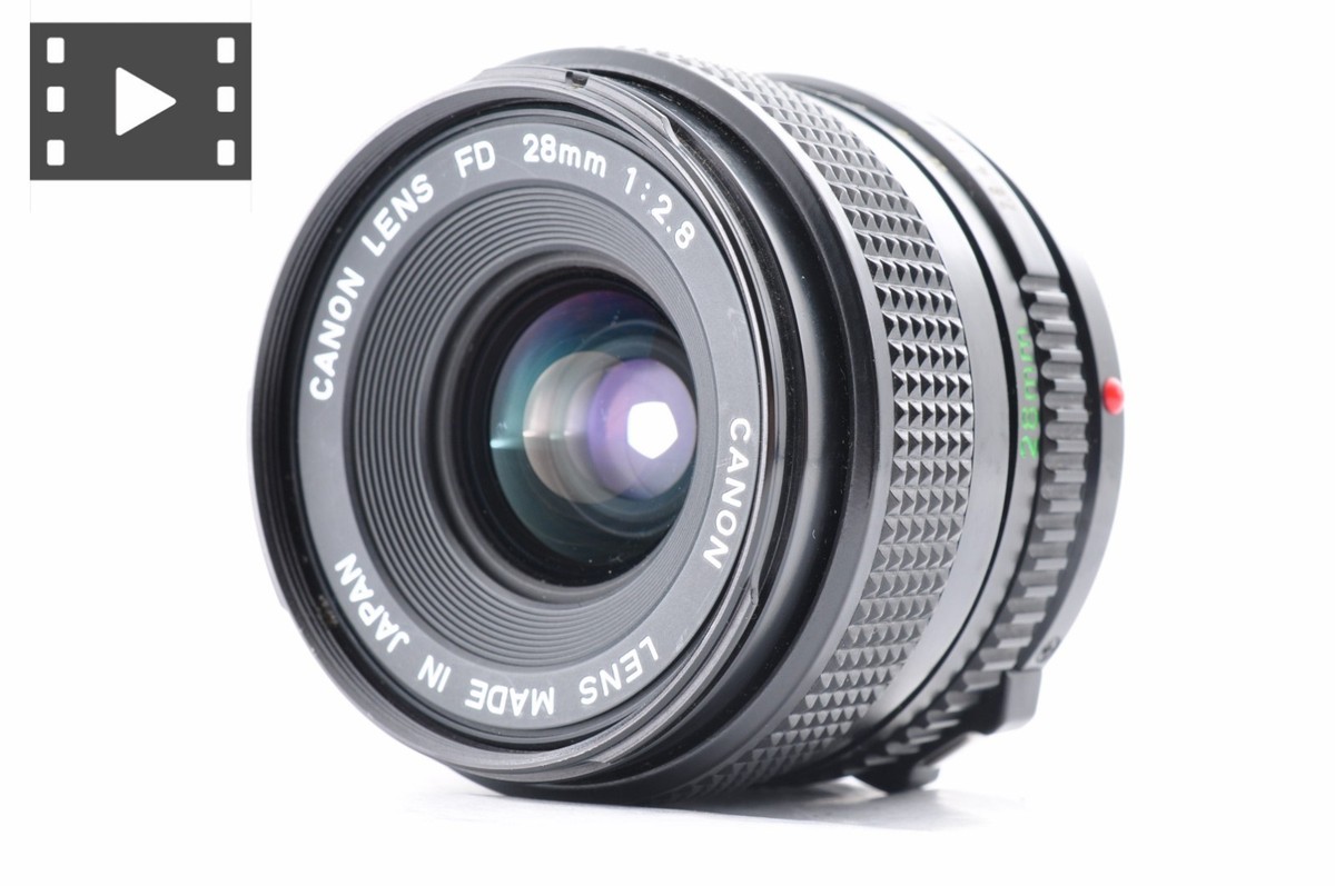Canon New FD NFD 28mm F/2.8 MF 広角レンズ Canon New FD NFD 28mm f/2.8 MF Wide Angle Lens for FD Mount Japan