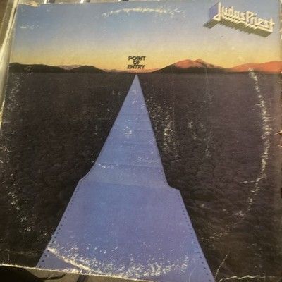 JUDAS PRIEST Point Of Entry FC37052 LP Vinyl 1981 