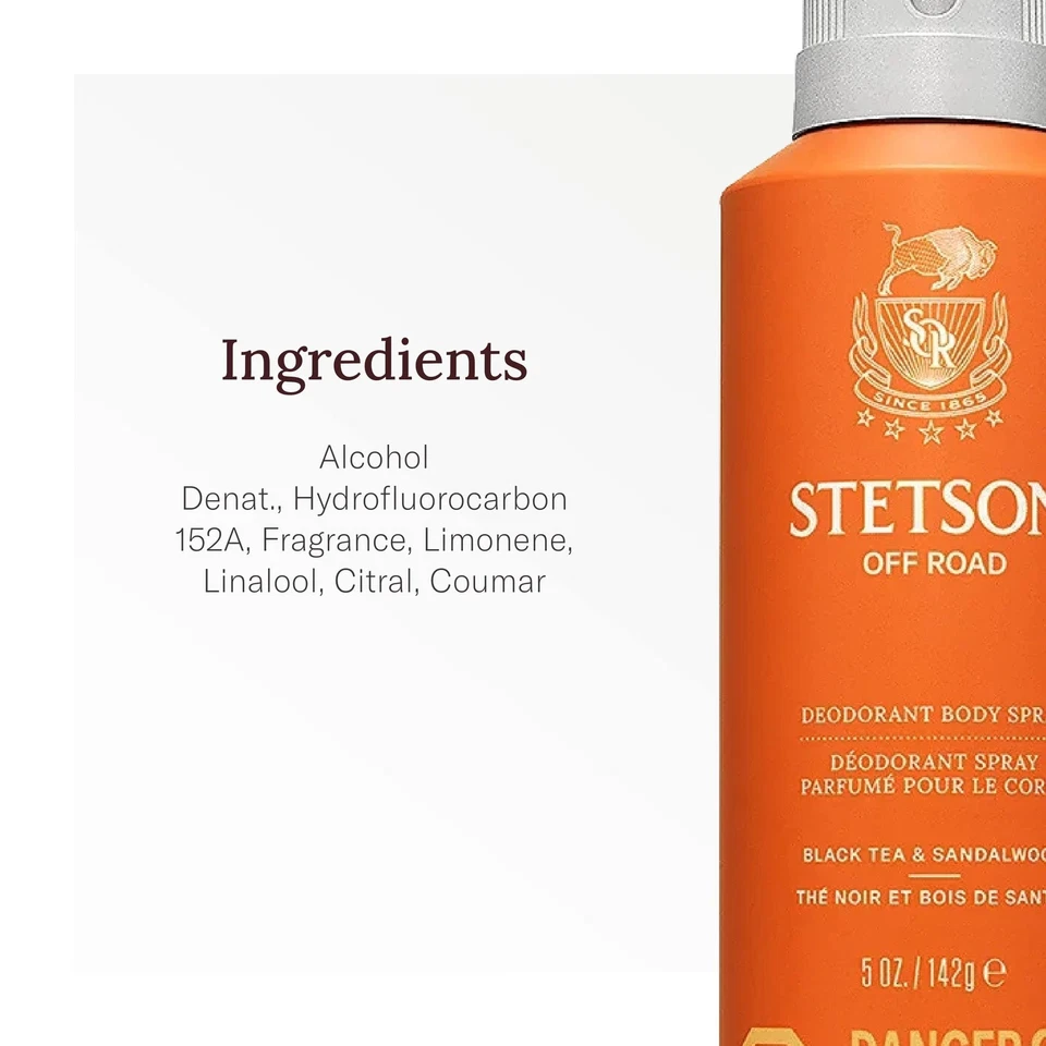 STETSON Cuidado Personal Todo el Día Spray Corporal de Scent Beauty - Spray Corporal para Hombres... Foto 4 de 4