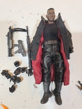 Mezco One 12 Collective Blade Figure Marvel InComplete Vampire Hunter Used