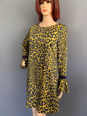 KOCCA GINSENG DRESS - Panther Print - Women's Size Medium M