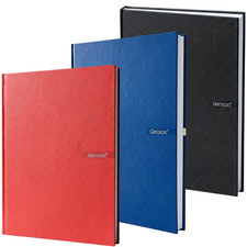 A4 Hardback Notebook Lined Journal Planner Book Ruled Pad Writing Diary Notepad