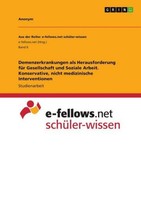 Demenzerkrankungen Als Herausforderung FüR Gesellschaft Und Soziale Arbeit. ...