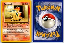 CYNDAQUIL POKEMON NEO GENESIS 57/111 COMMON HP UNLIMITED on eBay