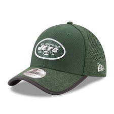 NWT Authentic NFL New York Jets New Era Sideline Tech Heather 39THIRTY Flex Hat