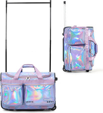23" Dance Bag with Garment Rack  Prism-Glowing Collection  Waterproof Iridesce