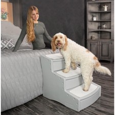 Pet Gear Easy Step III Extra Wide Pet Stairs, 3 Step for Dogs/Cats up to 200 ...
