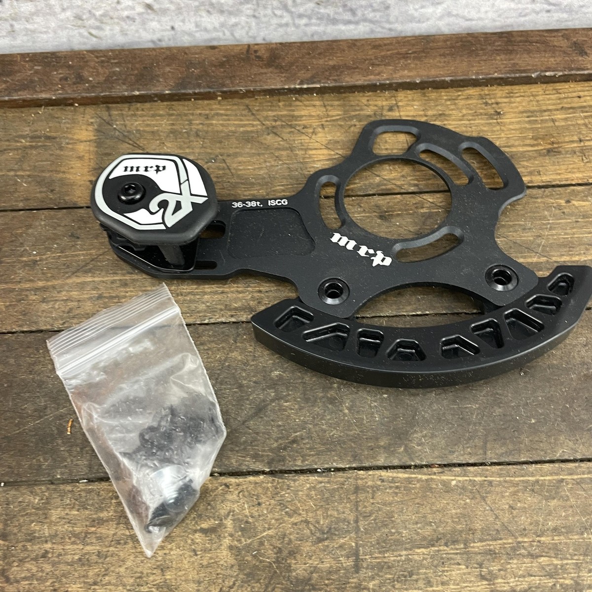 MRP 2x ISCG Chain Guide Bash Guard 36-38T Black MTB with Hardware