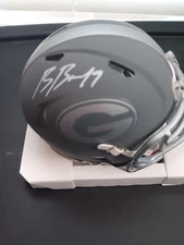 Brock Bowers Autographed Georgia Bulldogs Gray Slate Mini Beckett Witnessed