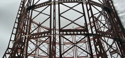 Modelux OO Gauge 'Blackwall 325 empty tank gasometer kit