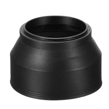 52mm Camera Lens Hood Rubber Collapsible Lens Protector Black