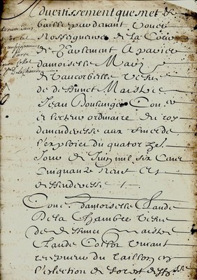 1659 Acte De VAUCORBEL,Le BOULANGER, COLLOT, de LA CHAMBRE,de LA MOTHE, BASTINES
