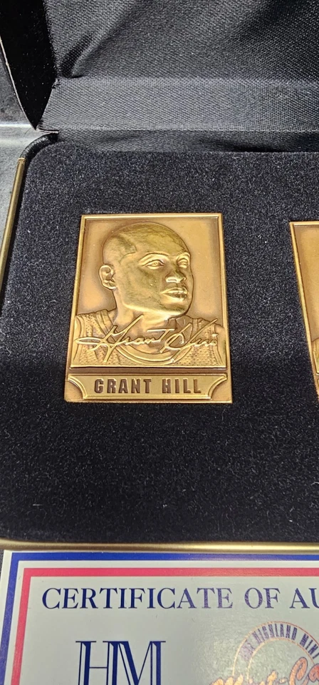 EDICIÓN LIMITADA 215/5000 GRANT HILL JASON KIDD HIGHLAND JUEGO DE MONEDAS DE BRONCE COMO NUEVAS Foto 2 de 4