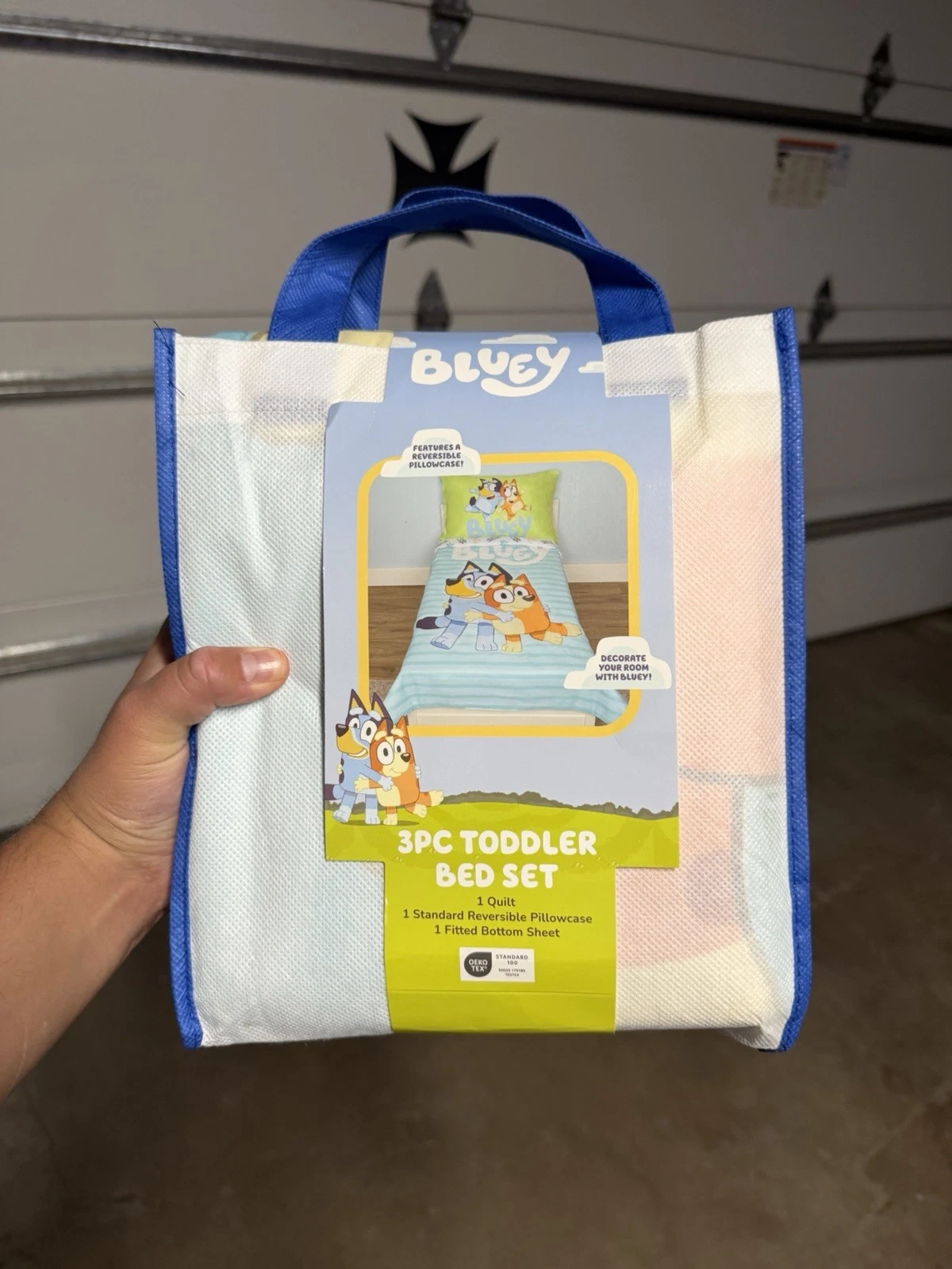 Nojo Bluey 3 Piece Toddler Bed Set