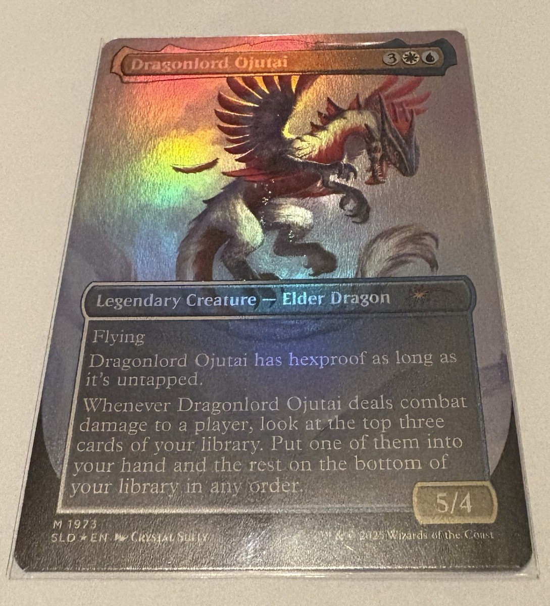 Dragonlord Ojutai 1973 FLIP Foil Secret Lair DropThey Grow Up So