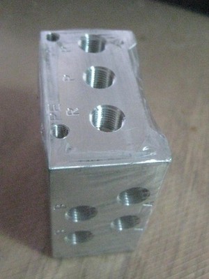 ARO Ingersoll Rand 119365-2 Pneumatic Solenoid Valve Manifold Base (2) Station
