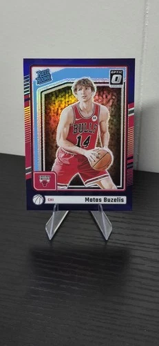 2024-25 Panini Donruss Optic - Rated Rookie Matas Buzelis #271 Purple Prizm (RC)