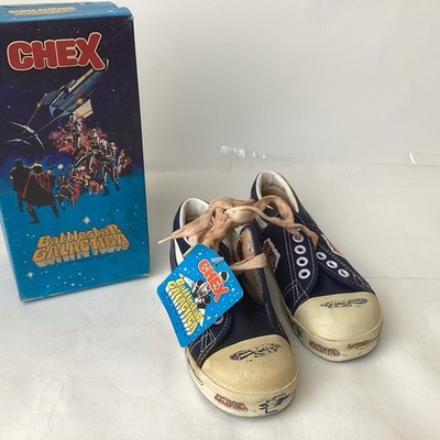 Vtg 1978 Chex BATTLESTAR GALACTICA Tennis Shoes w Original Box