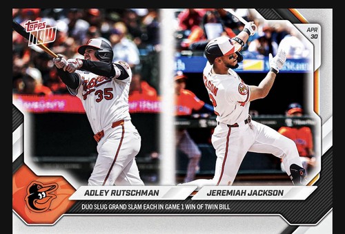 2026 Topps Now 143 Jeremiah Jackson / Adley Rutschman