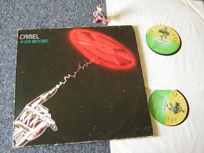 CAMEL A Live Record ORIG 1978 GER 2LP +FOC NOVA 6.28453 DP