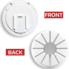   RV Power Cord Cover   White Round Up to 50 Amps 