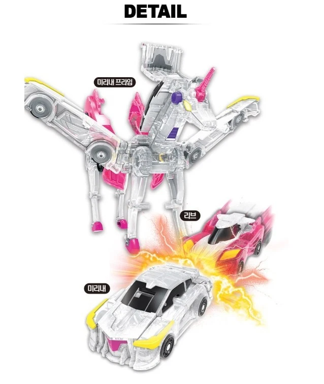 Hello Carbot MIRINAE PRIME All-Star Unicorn Transforming Robot Toy+ EXPRESS - Image 4 of 4