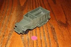 Vintage Marx Battleground Olive Drab Green American Army Half-Track - MPC