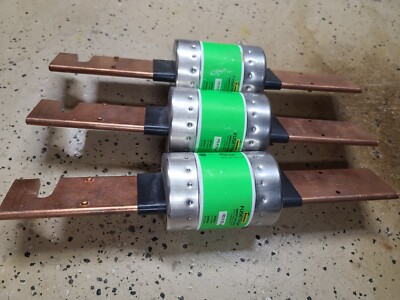 Set Of 3 - BUSSMANN - FRS-R-250, 600V RK5 TD FUSE