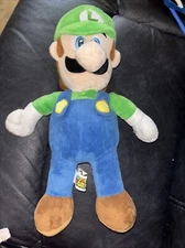 2018 Good Stuff Nintendo Super Mario Bros - Luigi Plush 18"