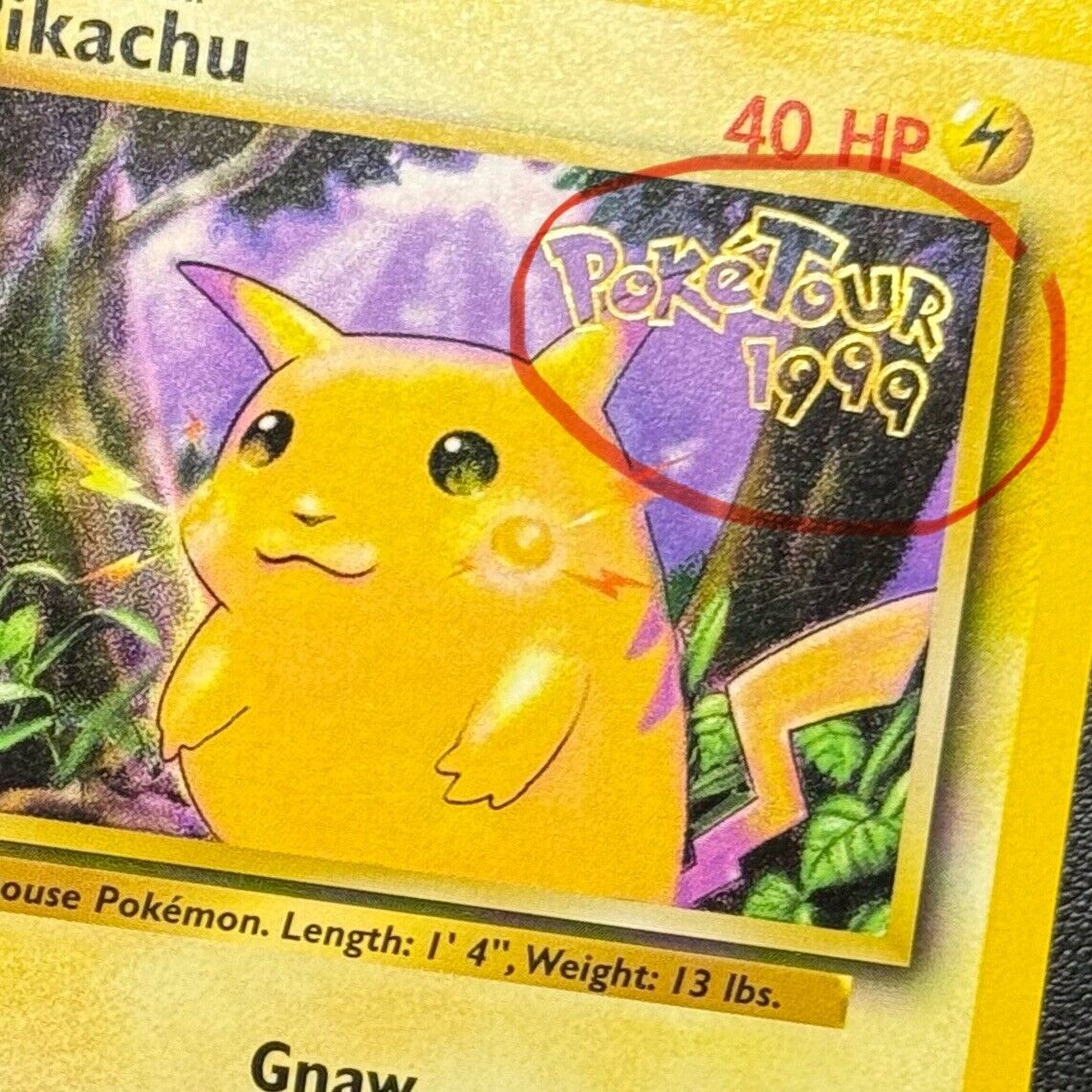 1999 Pikachu PokeTour 1999 58/102 Base Set Unlimited Pokemon 1999 Pikachu PokeTour 1999 58/102 Base Set Unlimited Pokemon