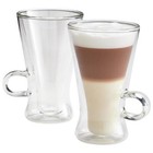 Judge Duo Double Walled 2 Piece Grande Latte Macchiato Glass Set 320ml JDG48