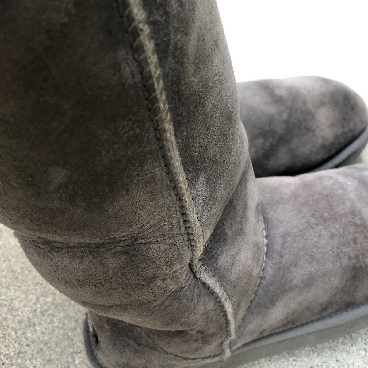 UGG Australia Original Classic Tall Boots 9 Shearling Leather Grey