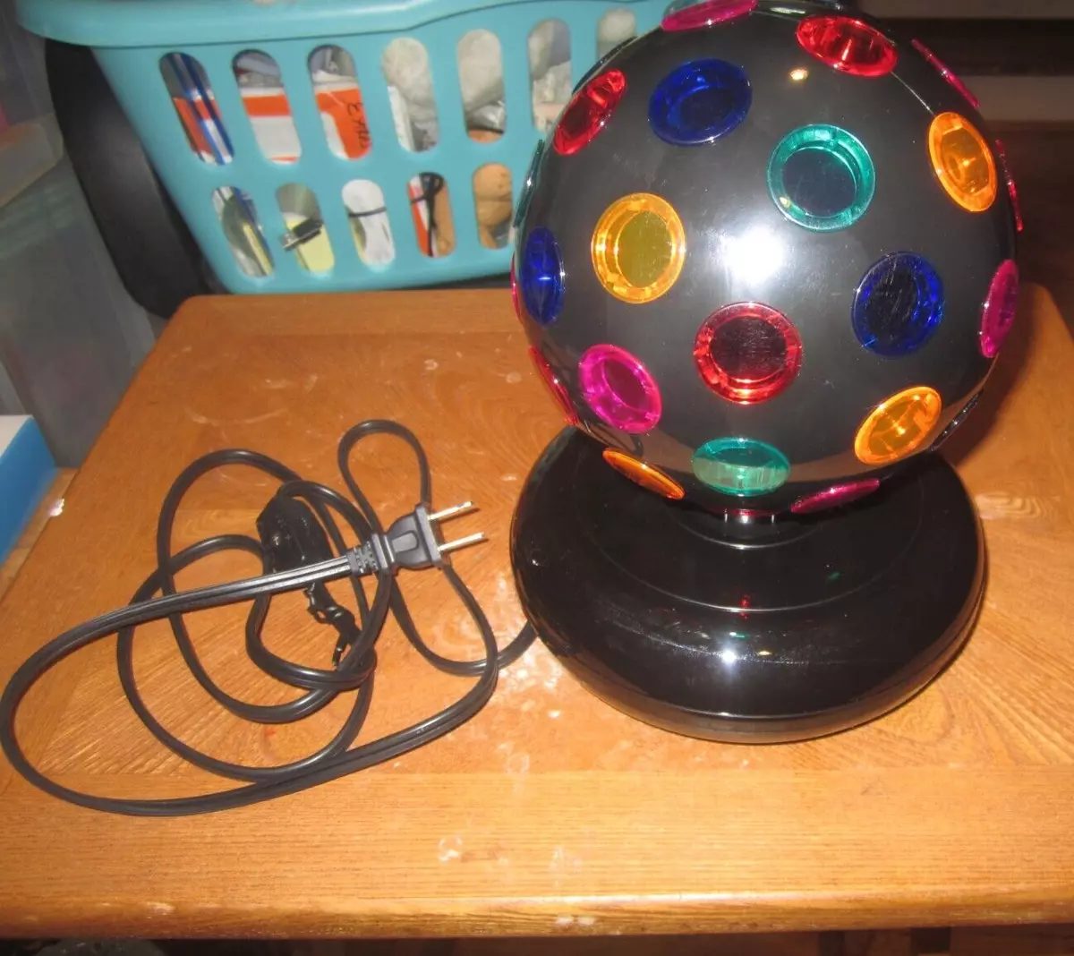 LUMI SOURCE Spinning Disco Ball with LED Lights for Parties Lighting